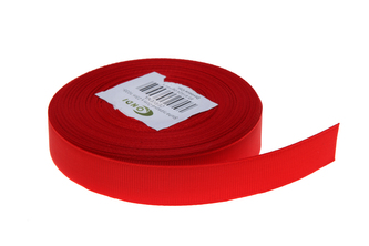 Stuha rypsová 2cm x 23m 1035-ČERVENÁ