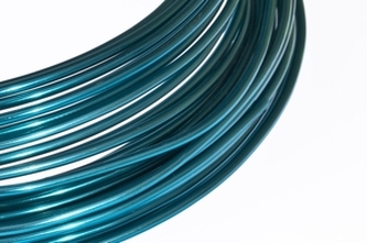 Dekorační drát hliníkový - tyrkysový