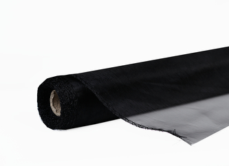 Organza uni 29,5cm x 10m ČERNÁ
