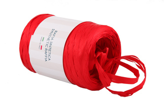Stuha rafie matná 6802 5mm x 200m - 7 sv. červená