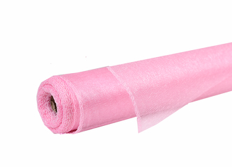 Organza SNOW 12cm x 9,1m STARORŮŽOVÁ