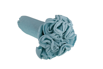 Krepový kornout světle modrý 20E3