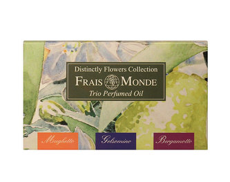 Frais Monde Lily Of The Valley parfémovaný olej Lily Of The Valley 12 ml + parfémovaný olej Jasmine 12 ml + parfémovaný olej Bergamot 12 ml