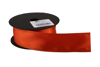 Atlasová stuha 4 cm oranžová