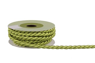 Polyesterový provázek 6mm světle zelený