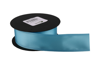 Atlasová stuha 4 cm světle modrá