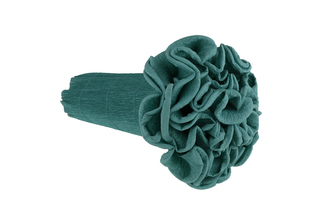 Krepový kornout tyrkysový 17E4