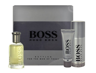 HUGO BOSS Boss Bottled toaletní voda 50 ml + sprchový gel 50 ml + deodorant 150 ml