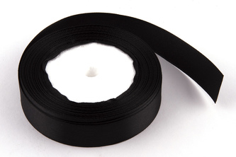 Stuha saténová 2cm x 23m 39 ČERNÁ