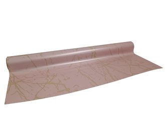 Floristická fólie mramorový design pudrová