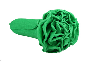 Krepový kornout zelený 563