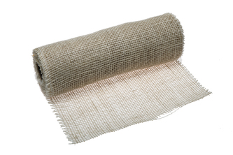 Role juta jemná 25cm x 5m -BÍLÁ