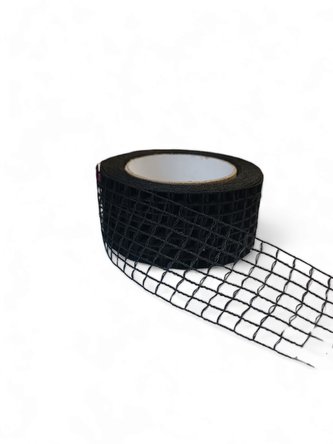 Jutavá stuha klasik 5 cm černá