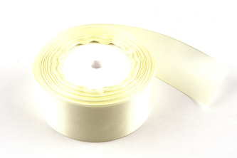 Saténová stuha 4 cm 12 šampaň