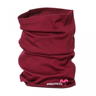 šátek Progress TUBE merino švestkový melír