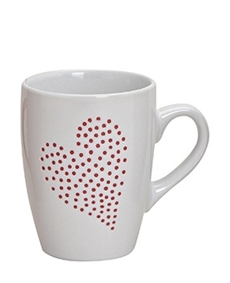 Hrnek se srdíčkem bílý 250 ml