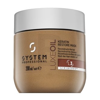 System Professional LuxeOil Keratin Restore Mask posilující maska pro poškozené vlasy 200 ml