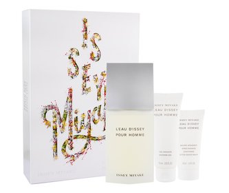 Issey Miyake L´Eau D´Issey Pour Homme toaletní voda 125 ml + sprchový gel 75 ml + balzám po holení 50 ml
