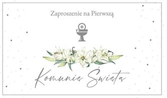Zaproszenie Komunia (10szt)