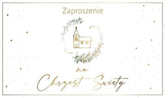Zaproszenie Chrzest (10szt)