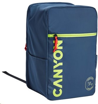 CANYON CSZ-02 batoh pro 15.6" notebook, 20x25x40cm, 20L, příruční zavazadlo, tmavě modrá