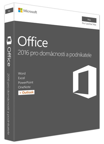 MS FPP Office 2016 pro Mac pro domácnosti a podnikatele EN P2 - bez média