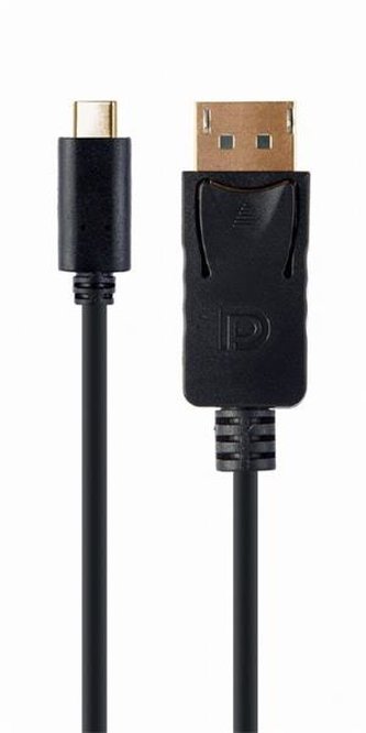 Gembird kábel USB-C (M) na DisplayPort (M), 4K, 60Hz, 2m kábel, čierny