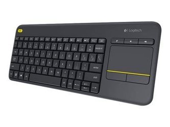 Logitech Wireless Touch Keyboard K400 Plus - INTNL - UK layout - Black