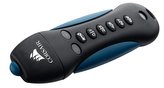 Corsair flash disk 64GB Padlock 3 256-bit AES šifrování USB 3.0 modro-černý