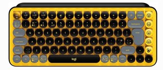 Logitech POP Keys Wireless Mechanical Keyboard With Emoji Keys - BLAST_YELLOW - US INT'L - INTNL