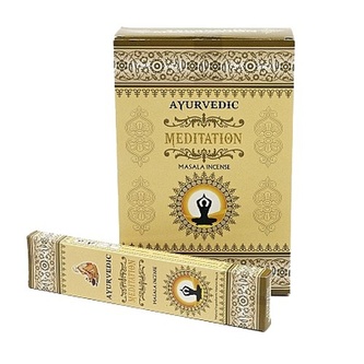 Indické vonné tyčinky Ayurvedic Meditation 15 ks