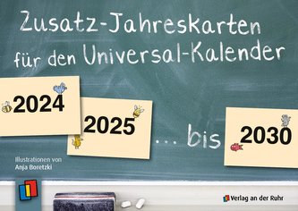 Zusatz-Jahreskarten 2024  2030 für den Universal-Kalender
