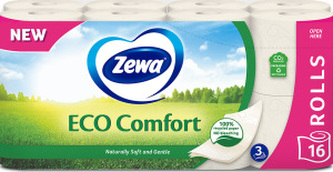 Zewa ECO Comfort 3vrstvý toaletní papír, 19,3 m, 16 rolí