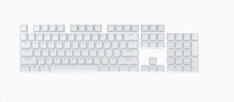 Corsair PBT DOUBLE-SHOT PRO Keycap Mod Kit - 104-Key, NA, Arctic White