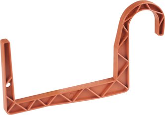 Držák na truhlík balkon - S trubka terakota 15 cm