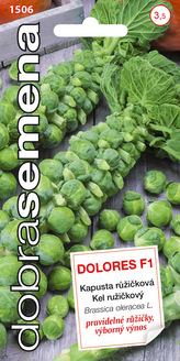 Dobrá semena Kapusta růžičková - Dolores F1 50s