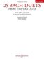 25 Bach Duets from the Cantatas (): Two Cellos Performance Score