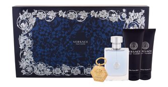 Versace Pour Homme toaletní voda 100 ml + balzám po holení 100 ml + sprchový gel 100 ml + klíčenka