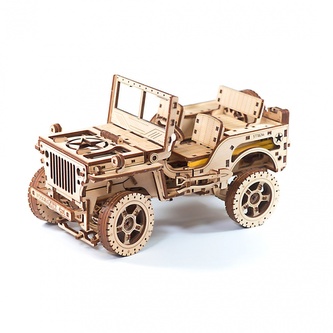 Wooden City stavebnice Jeep 4x4