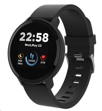 CANYON smart hodinky Lollypop SW-63 BLACK, 1,3" IPS displej, 8 multi-sport, IP68, Android/iOS