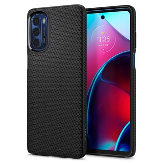 Spigen Liquid Air, black - Motorola Moto G Stylus 2022