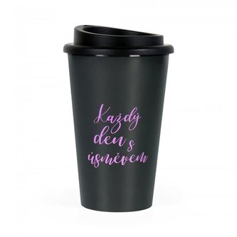 Termohrnek Albi designový - Den s úsměvem