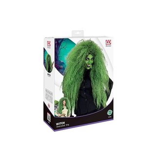 Čarodějnická paruka zelená  -----