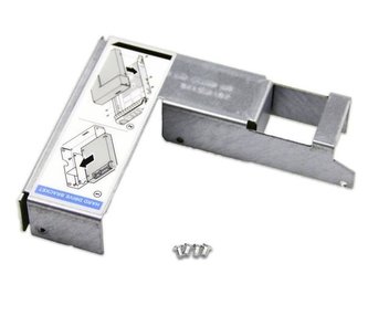 Redukce Dell z rámečku 3.5" na 2.5" SATA/SAS HDD do serveru PowerEdge R/T 310/ 320/ 410/ 510/ 520/ 610/ 620/ 710