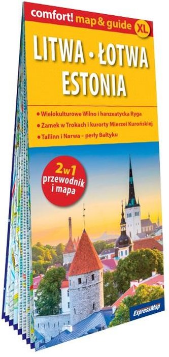 Comfort! map&guide Litwa, Łotwa, Estonia lam Comfort! map&guide Litwa, Łotwa, Estonia lam