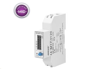 Elektroměr 1F na DIN lištu digitální ORNO OR-WE-524 100A