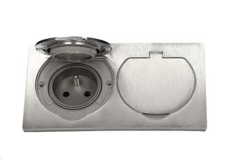 ORNO OR-AE-1398 Zásuvka zápustná s víčkem