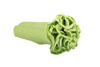 Krepový kornout světle zelený 566