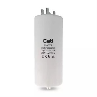 Kondenzátor rozběhový motorový 35uF 450V GETI GMC 35F