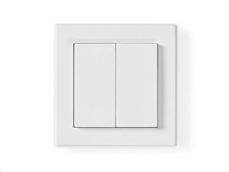 NEDIS RFWS20WT Wi-Fi chytrý přepínač osvětlení | dvojitý